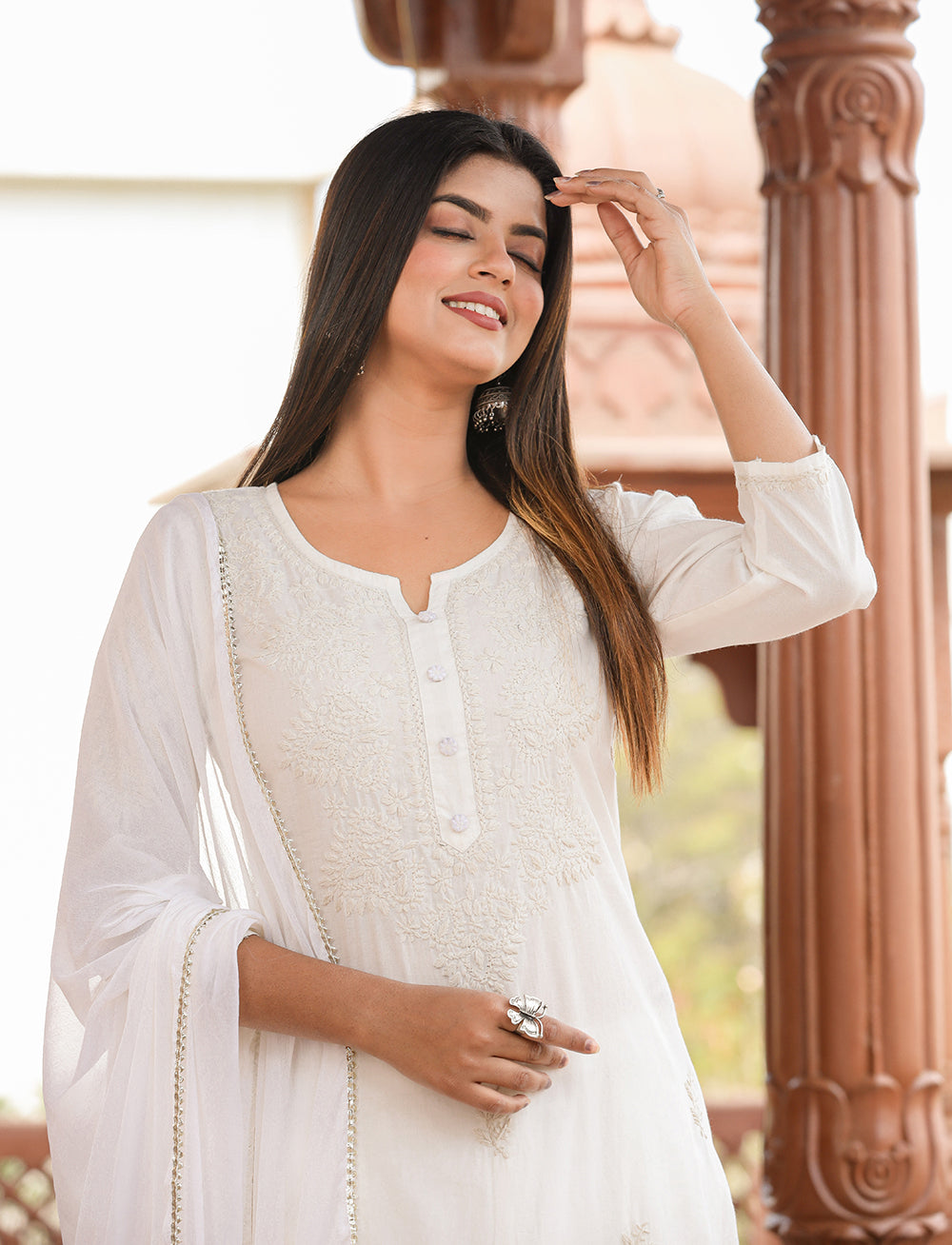 Dress21 Women Fit and Flare White Dress - Buy Dress21 Women Fit and Flare White  Dress Online at Best Prices in India | Flipkart.com